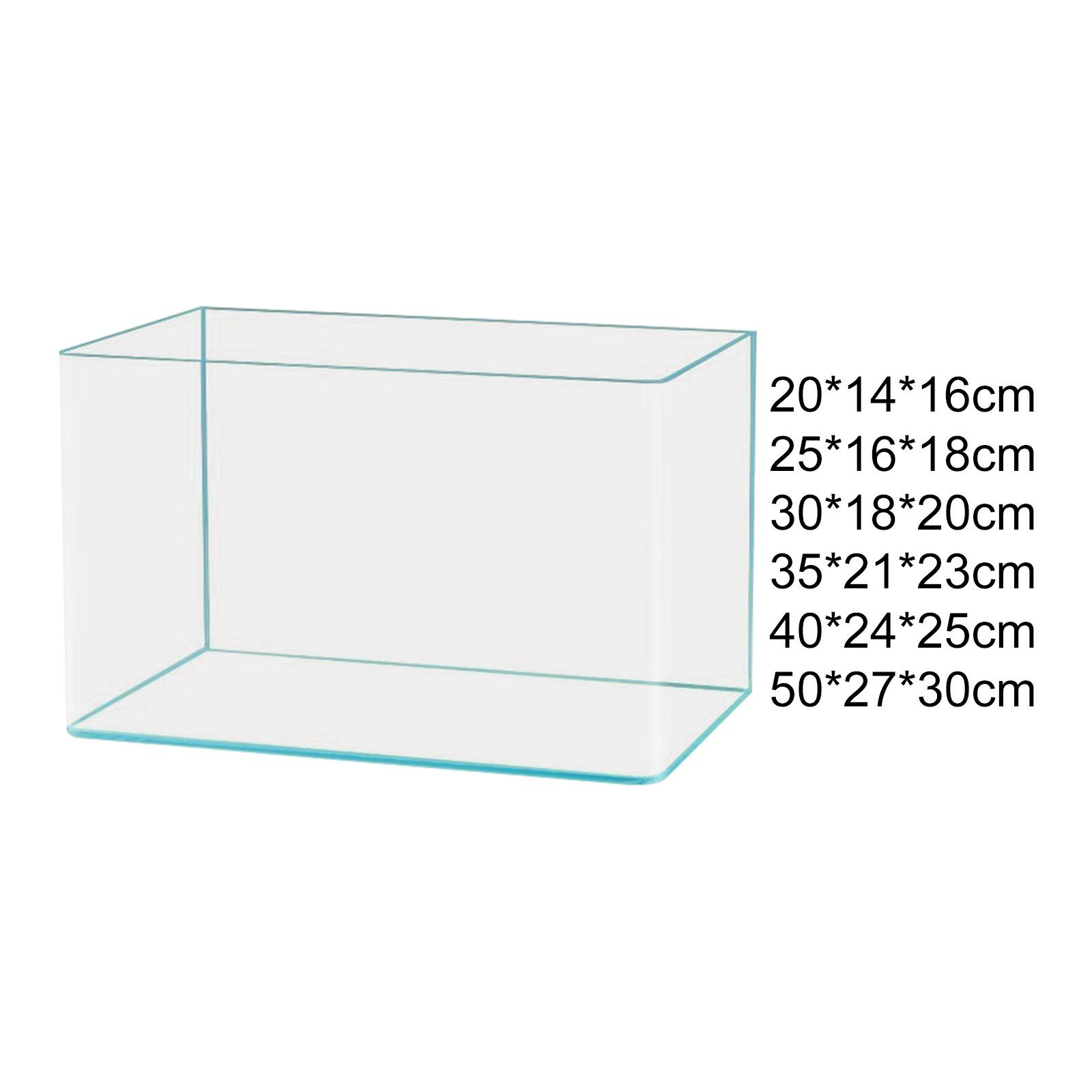 Marine Aquarium All In One - Decoración de pecera de vidrio transparente,