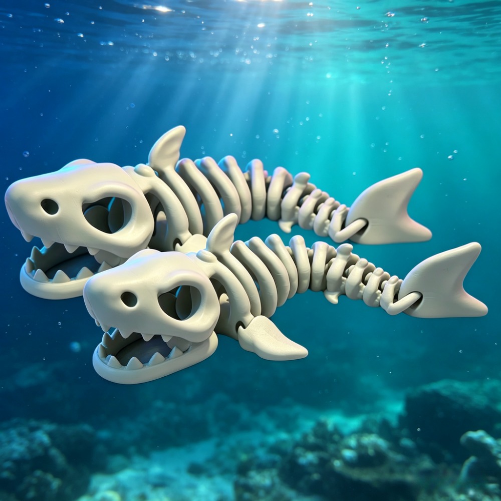 Esqueleto de Tiburón Decorativ - Marine Aquarium All In One reseña y precio