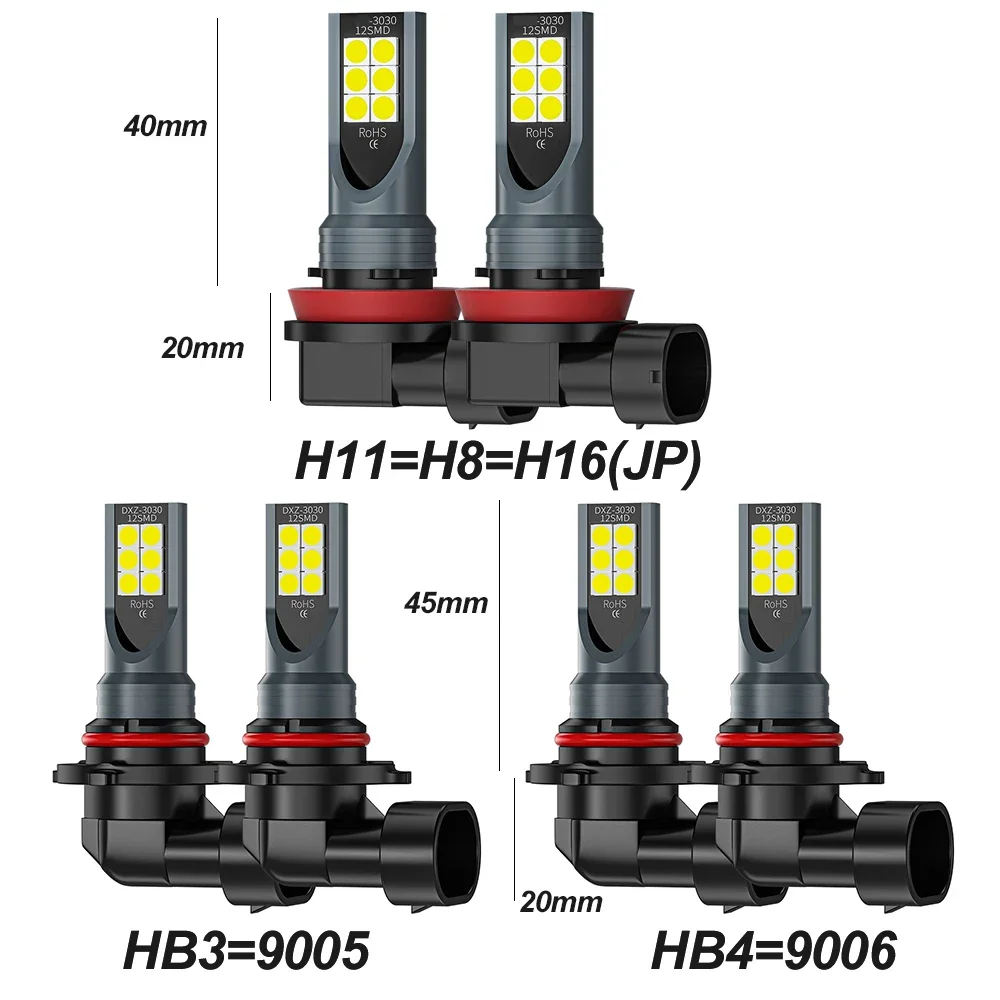 2 uds H8 H11 bombilla LED 9005 - Actinic Blue Led reseña y precio