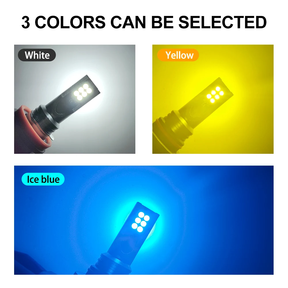 2 uds H8 H11 bombilla LED 9005 - Actinic Blue Led reseña y precio