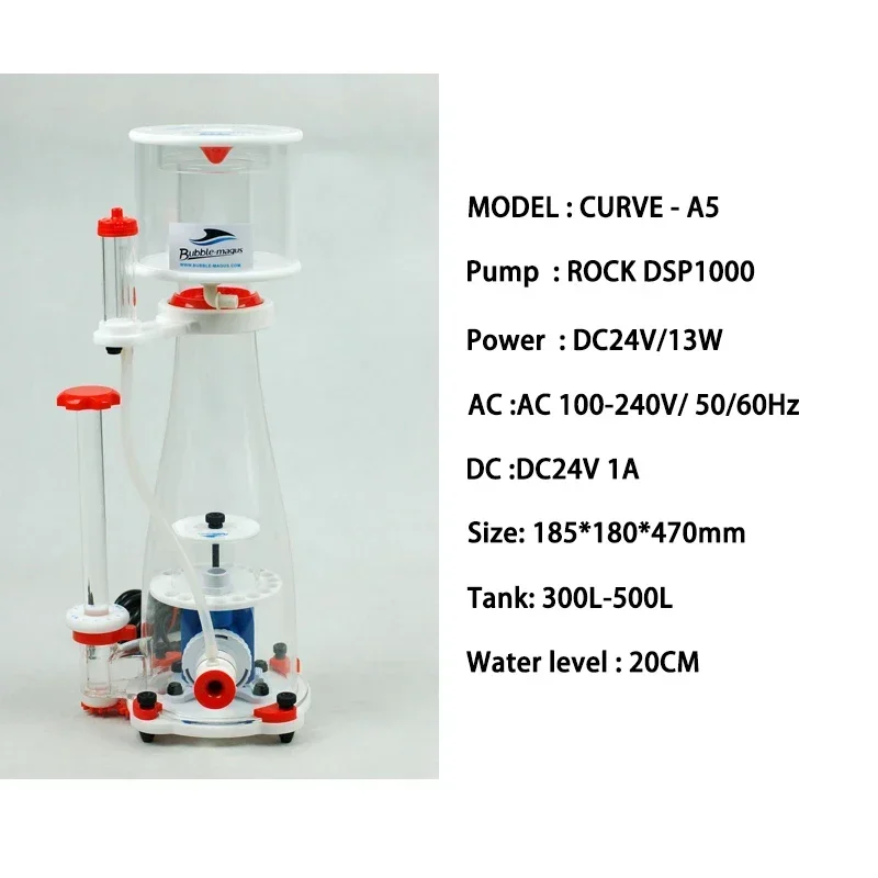 Bubble Magus Curve 5/7/9 A5/A8 - Marine Aquarium Protein Skimmer reseña y precio