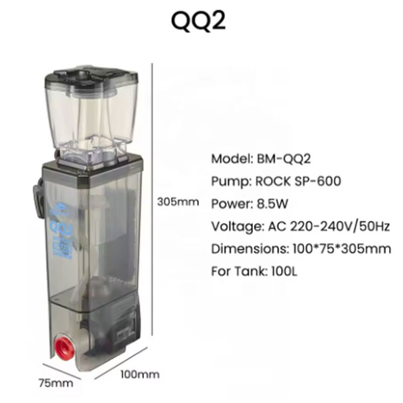 Skimmer de proteínas interno B - Marine Aquarium Protein Skimmer reseña y precio