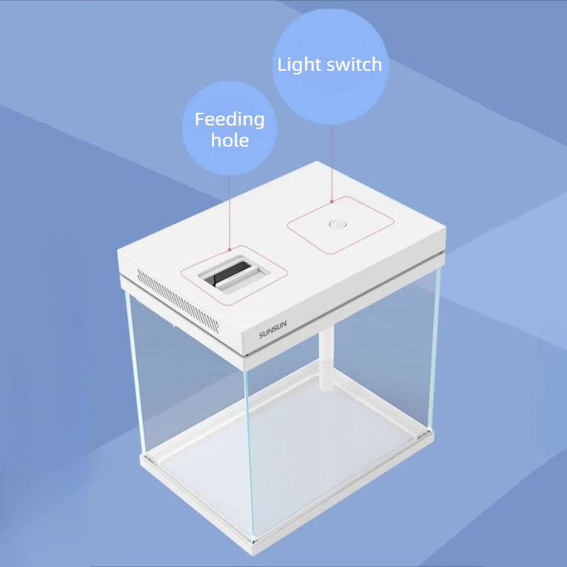 Pecera de Vidrio para Escritor - Marine Aquarium All In One reseña y precio