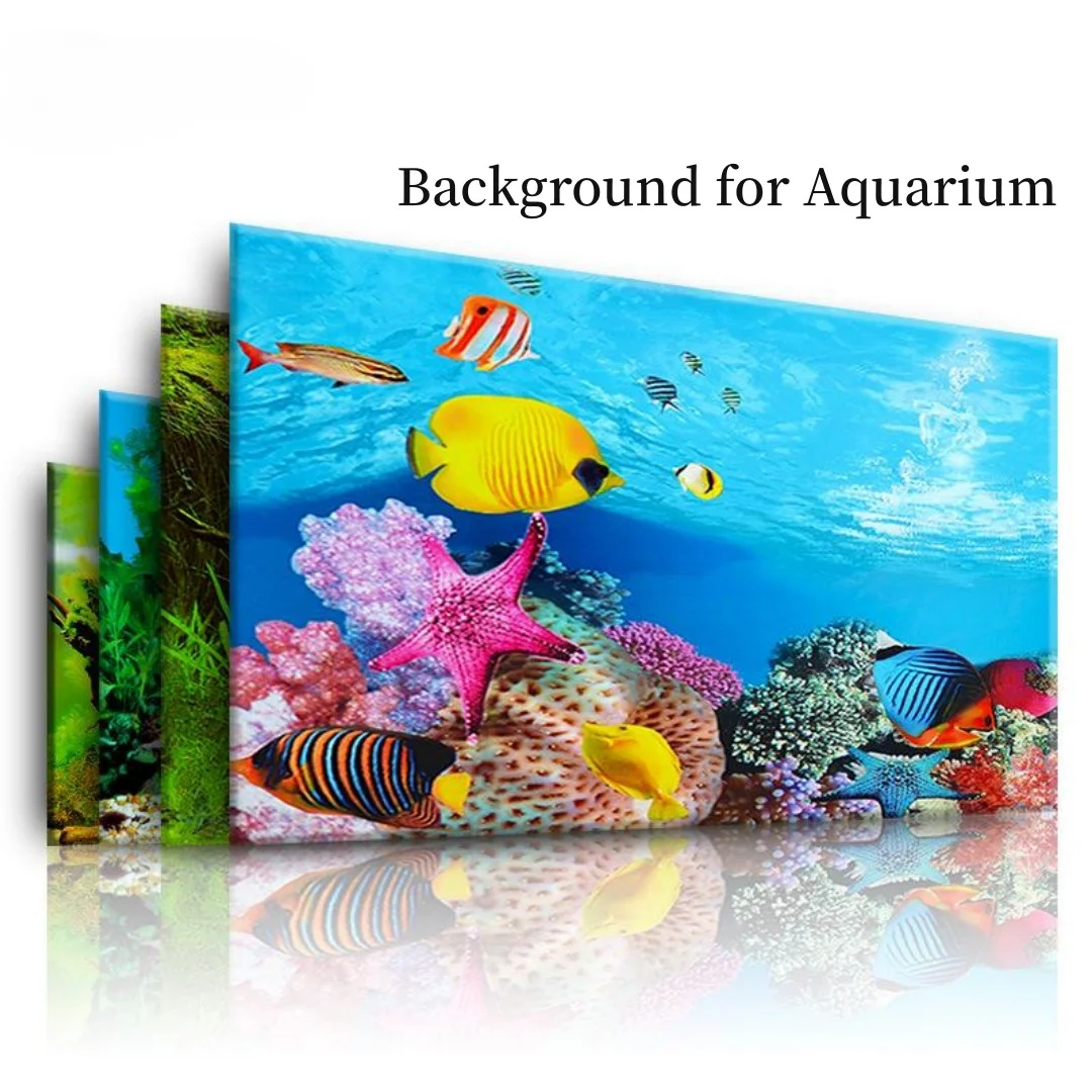 Fondo acuario pegatina 3D cart - Marine Aquarium All In One reseña y precio