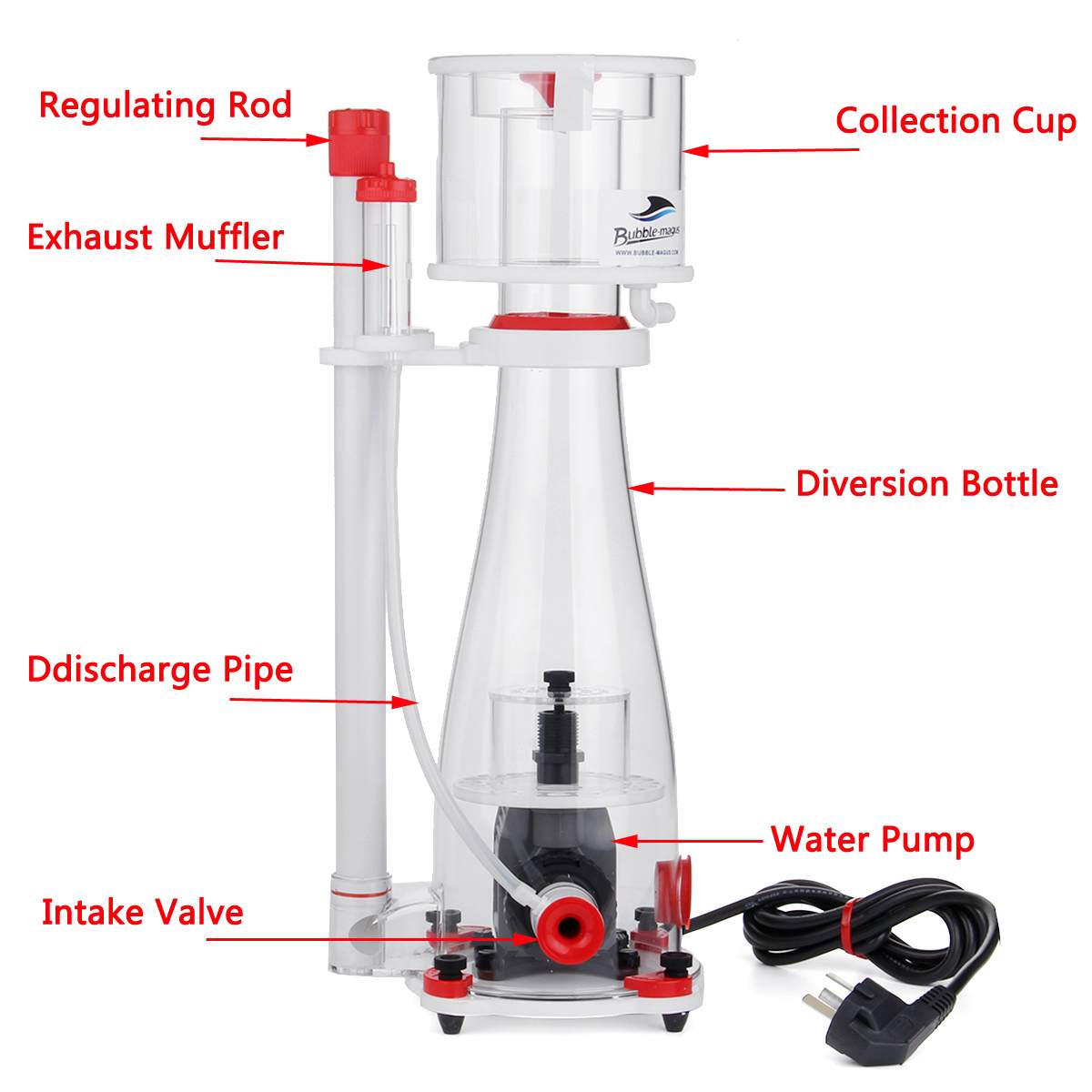 Skimmer de Proteínas Interno p - Marine Aquarium Protein Skimmer reseña y precio