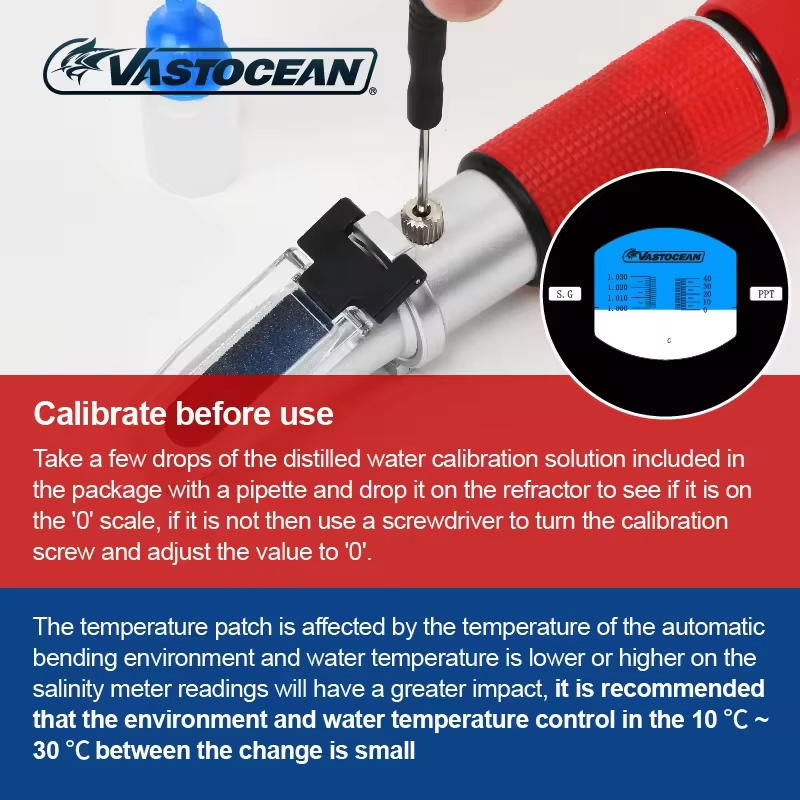 Refractómetro de Agua Salada V - Marine Aquarium Hydrometer reseña y precio
