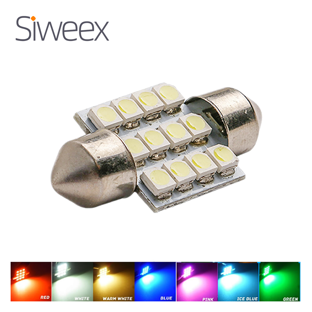31mm 3528 1210 SMD 12 LED coch - Actinic Blue Led reseña y precio