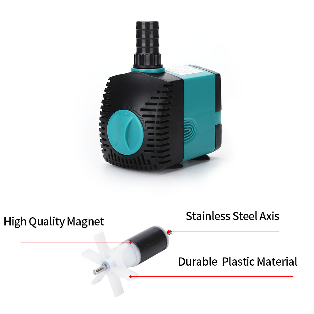 Bomba de fuente de agua sumerg - Aquarium Marine Filter reseña y precio